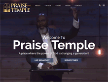 Tablet Screenshot of praisetemple.com